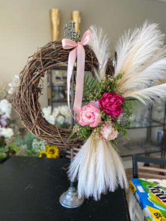 Peony Sulk Wreath 