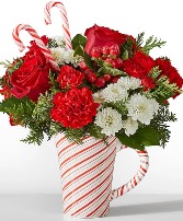 Peppermint Swirl Mug Christmas 