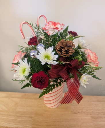 Peppermint swirl mug   local GOLD CANYON florist  in Apache Junction, AZ | No Reason Why Flowers
