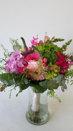 Perfect Pink Bridal Bouquet Wedding, Custom, Premium