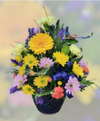 Perfectly Peacock Bouquet FHF-P992 Fresh Flower Arrangement (Local Delivery Area Only)