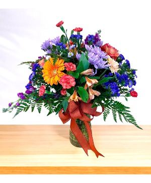 Persimmony Snicket Vase Arrangement