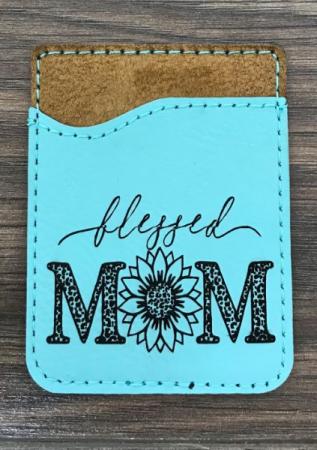 Phone Card Holder Engraving