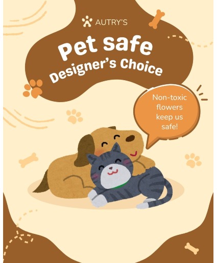 Pet Safe - Designer's Choice Vase Arrangement 