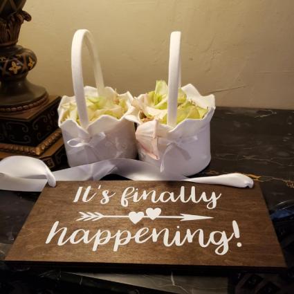 PETAL BASKETS and CUSTOM SIGNS 