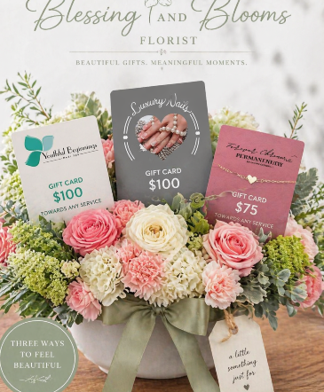Petals & Pampering Bouquet  in Williamsburg, VA | Blessing and Blooms Florist