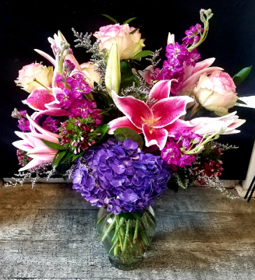 Petals & Vines Pinks Floral Arrangement in Key West, FL | Petals & Vines