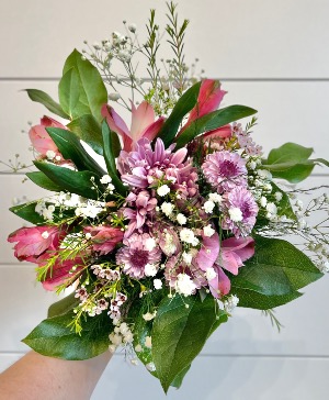 Petite Monochromatic  Prom Bouquet