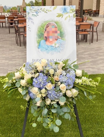 Photo Floral Standing Spray  in Whittier, CA | Rosemantico Flowers