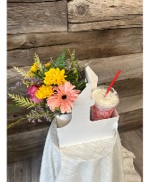 Pick-Me-UP Flowers and Drink