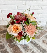 Blushing Pumpkin Floral arrangement