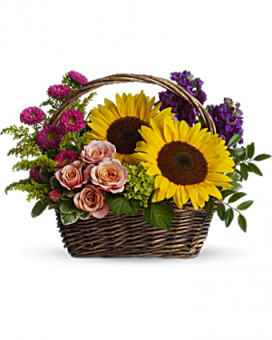 Picnic in the Park Basket Flower