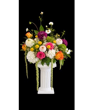 Pillar flower 1 wedding