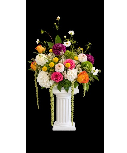 Pillar flower 1 wedding