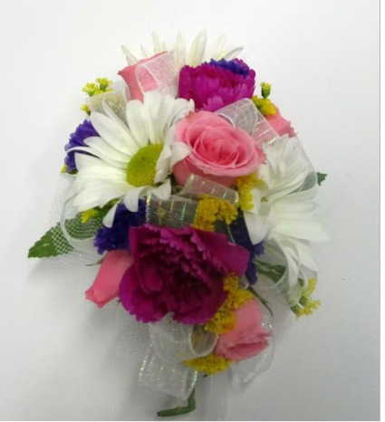 MULTI COLOR WRIST  CORSAGE HOMECOMING/PROM FLOWERS