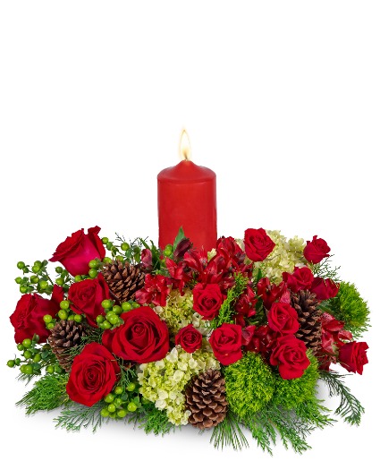 Pinehaven Berry Centerpiece Flower Arrangement