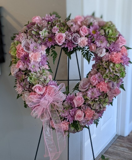 pink and lavender heart 