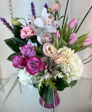 Pink and purple springs 