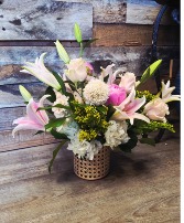 Pink Aura Flower Arrangement