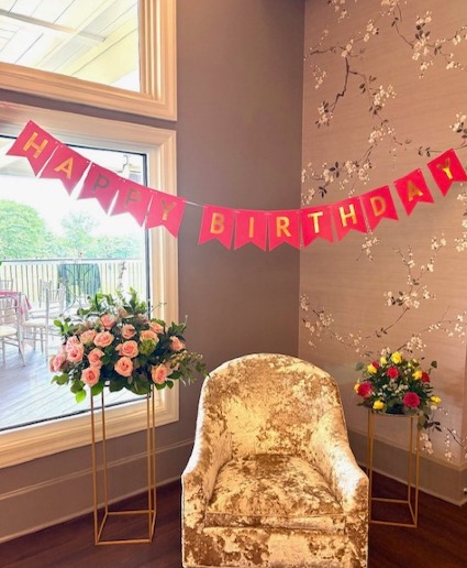 Pink Birthday Celebration Arrangement