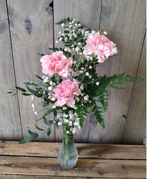  pink carnation budvase Vase