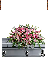 Pink Casket Spray 