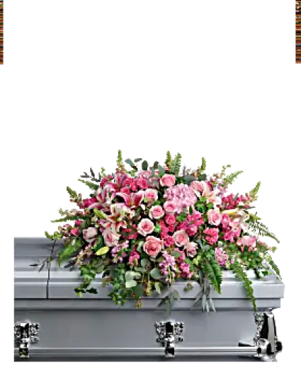 Pink Casket Spray 