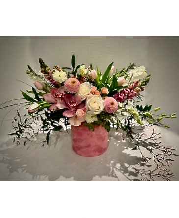 Pink Cherubs Bloom Box in Laguna Niguel, CA | Reher's Fine Florals And Gifts