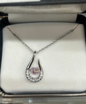 Pink Dancing Pendant 