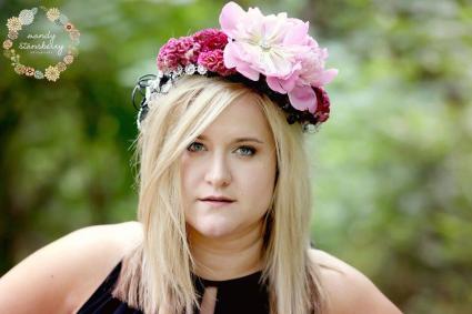 Pink Delight Floral Crown  Floral Crown 