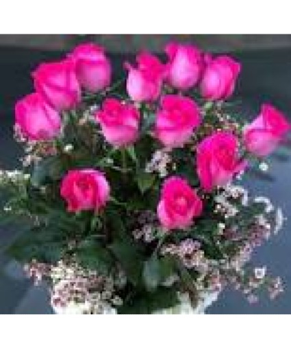 Pink dozen Dozen Roses