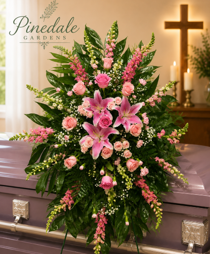 Pink Floral Spray 
