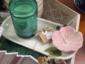 Pink Flower Everything Plate 
