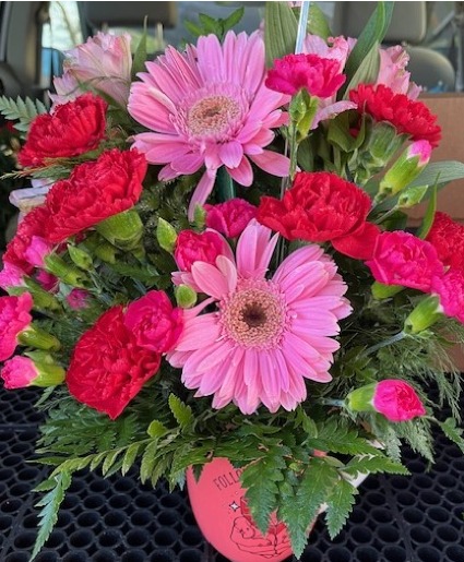 pink gerbera mug Mug arrangement