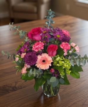 Pink glow Fresh arrangement