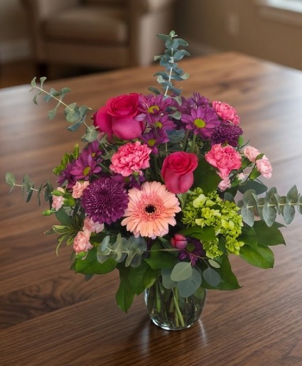 Pink glow Fresh arrangement