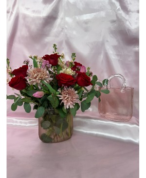 Pink Handbag Arrangement 