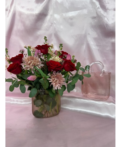 Pink Handbag Arrangement 