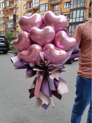 Cupids Heart Balloon Bouquet  
