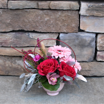 Pink Ice Flower Arrangement