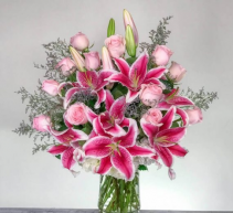 Pink Implosion Arrangement