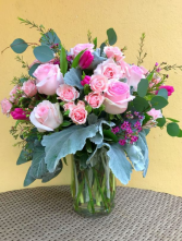 Pink is my Favorite Color Vase Arrangement 