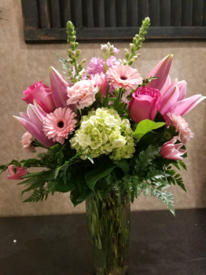Pink Is Precious Tall Vase