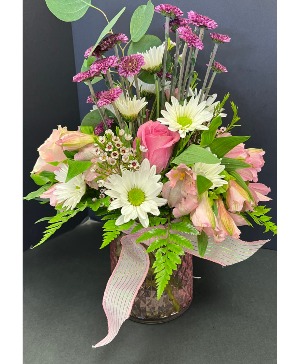 Pink Jewels Flower Arrangement