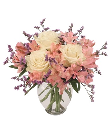 Pink Lace Arrangement in Mcallen, TX | Rodriguez Wholesale Flowers