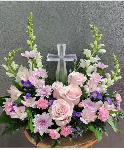 Pink & Lavender Cross Tribute 