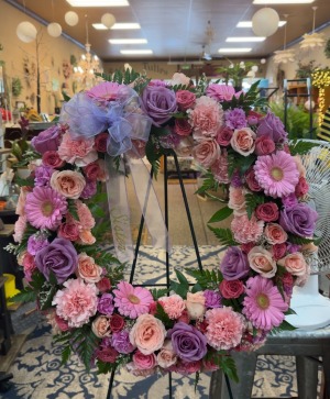 Pink & Lavender Wreath 