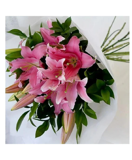 Pink Lily Bouquet Bouquet