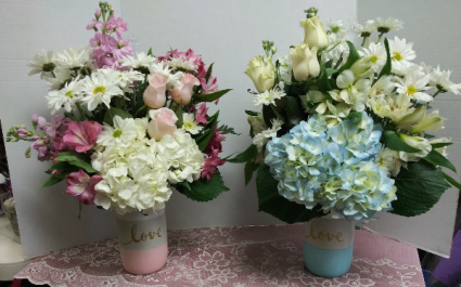 Pink Love Vase Keepsake vase
