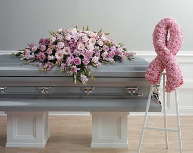 Pink Monocromatic Casket Cover